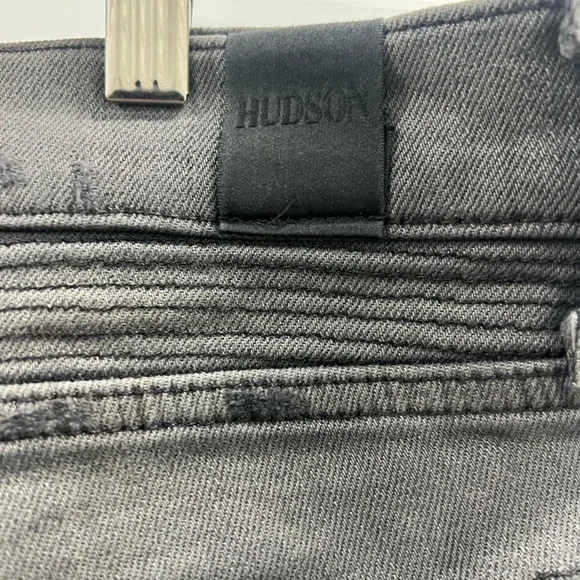 Hudson gray “The Blinder Biker” jeans size 38